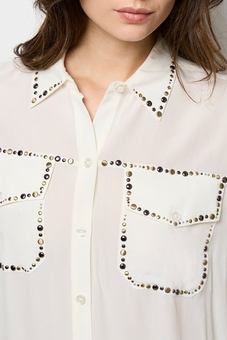 Camisa de seda - Crudo