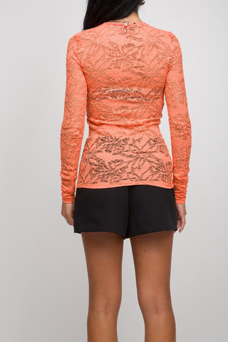 Top de encaje - Coral