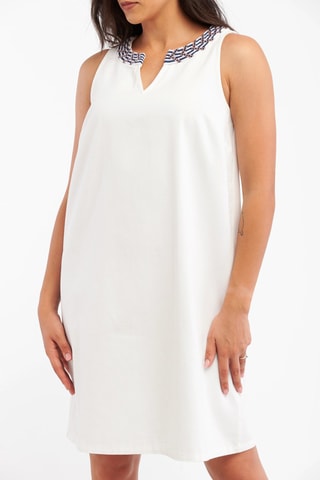 Vestido trapecio - Harmont & Blaine - Blanco