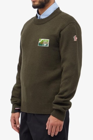 Jersey de lana Grenoble - Moncler - Verde oscuro
