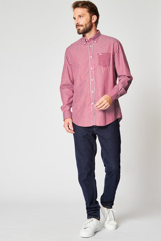 Camisa de rayas - Harmont & Blaine - Burdeos