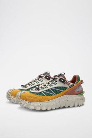 Zapatillas con plataforma Trailgrip - Moncler - Verde y amarillo