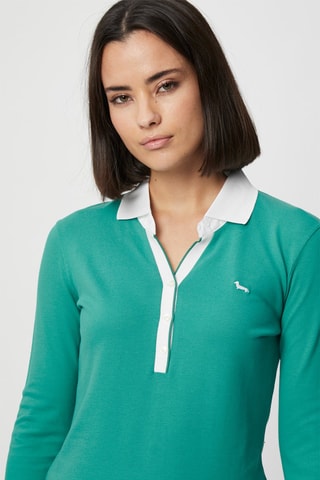 Polo - Harmont & Blaine - Blanco y verde