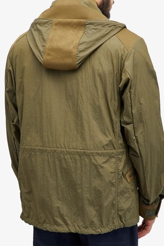 Chaqueta con capucha Velan - Moncler - Verde y marrón