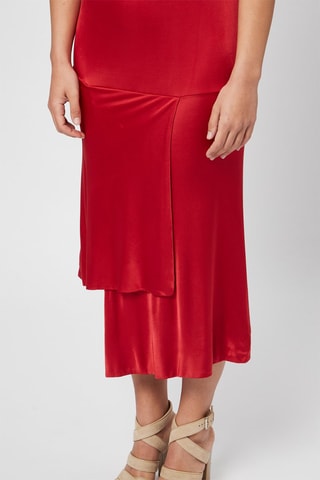 Vestido midi - Harmont & Blaine - Rojo