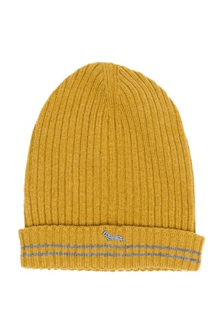 Gorro de lana - Amarillo y gris