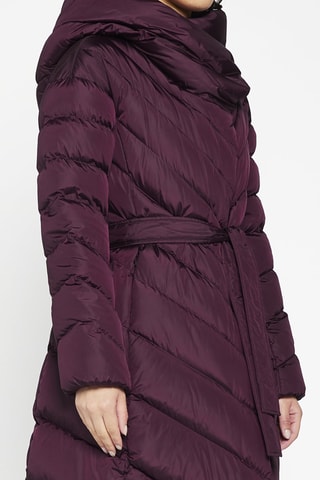 Anorak largo con capucha - ADD - Violeta
