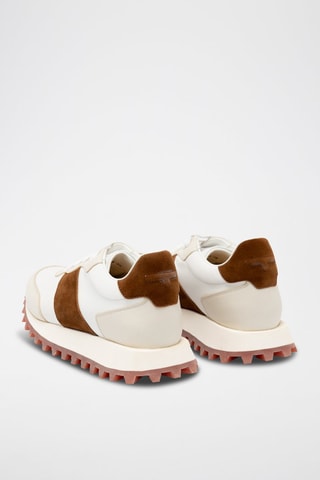 Zapatillas de piel - Blanco