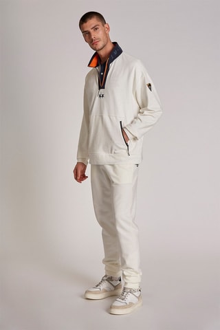 Polo - La Martina - Blanco y azul marino