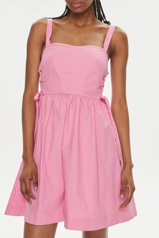 Vestido evasé - Rosa