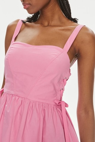 Vestido evasé - Rosa