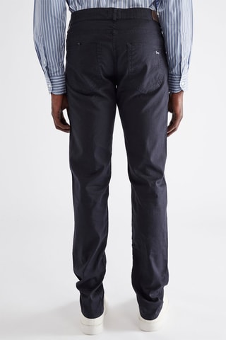 Pantalón de lino - Harmont & Blaine - Azul marino