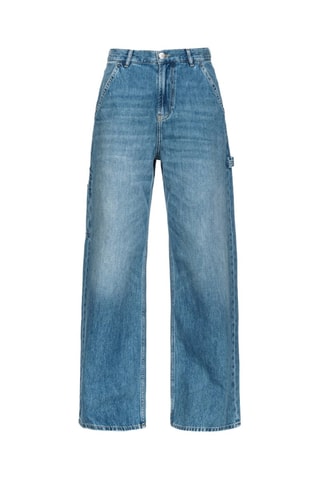 Pantalón wide leg - Azul