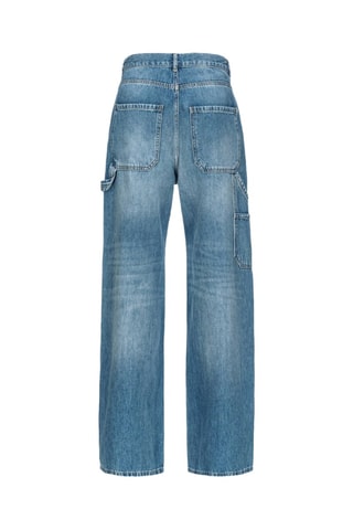 Pantalón wide leg - Azul