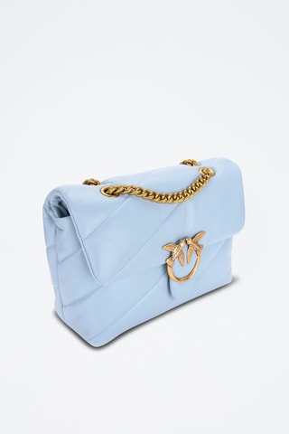 Bolso de mano de piel ovina Classic Puff Maxi Quilt - Azul