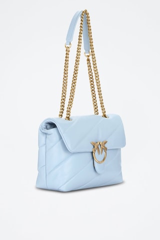 Bolso de mano de piel ovina Classic Puff Maxi Quilt - Azul