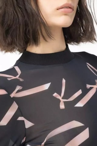 Top - Negro y rosa