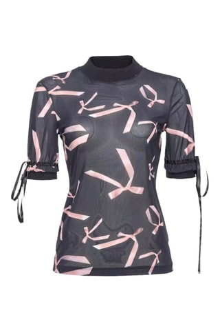 Top - Negro y rosa
