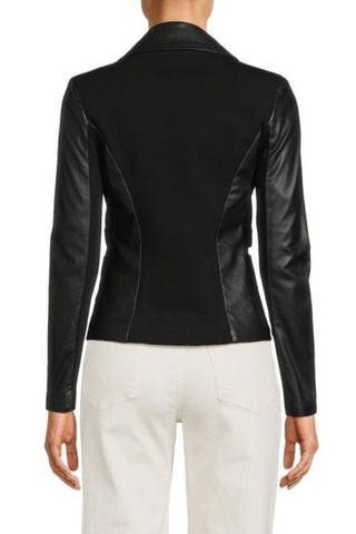 Chaqueta de piel de cordero - Negro