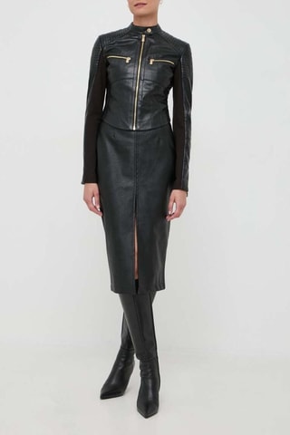 Chaqueta de piel ovina - Negro