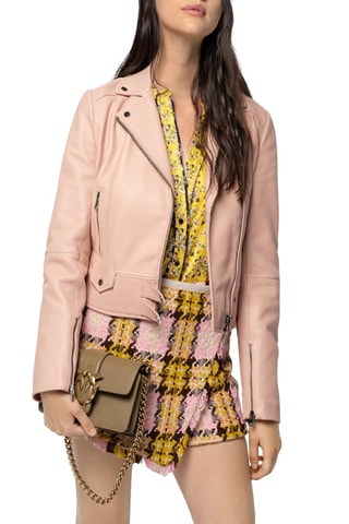Chaqueta de piel ovina - Rosa
