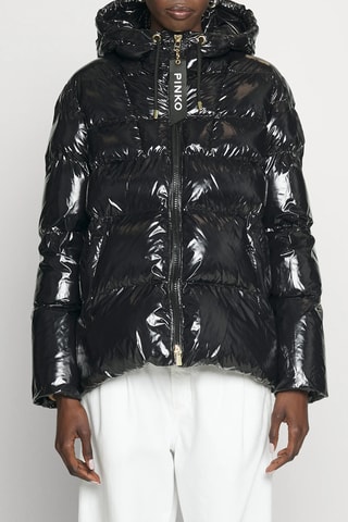 Anorak con capucha - Negro