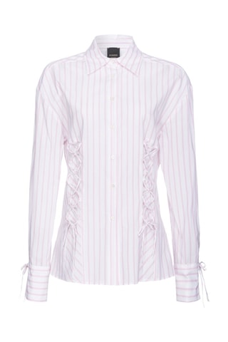 Camisa - Blanco y rosa