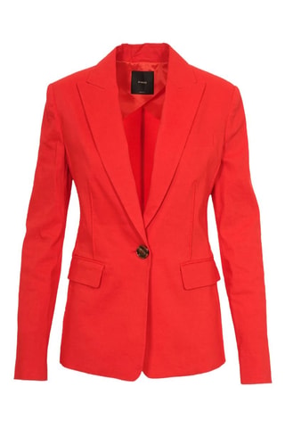 Chaqueta de lino - Rojo