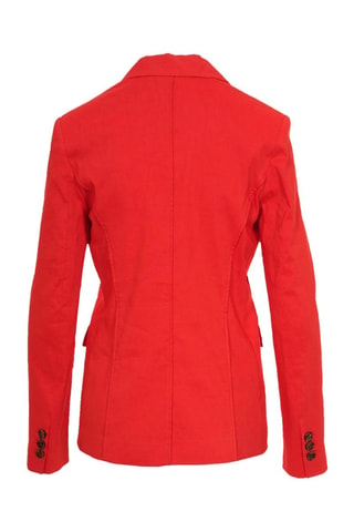 Chaqueta de lino - Rojo