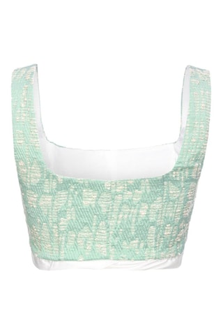 Top - Blanco y verde