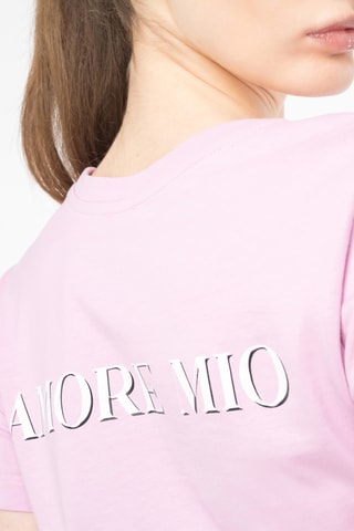 Camiseta - Rosa, blanco y negro