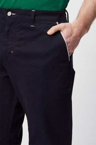 Pantalón recto - Azul marino y negro