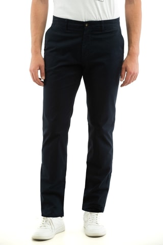 Pantalón chino - Harmont & Blaine - Azul marino y blanco