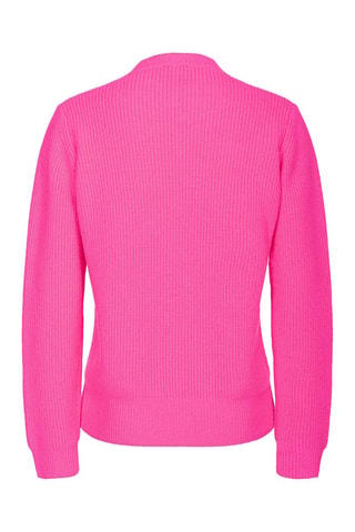 Jersey de lana y cachemir - Fucsia