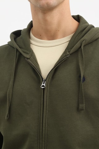 Sudadera con capucha - Caqui