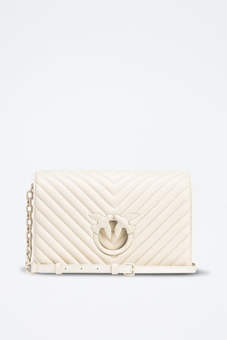 Bandolera de piel Click Classic - Pinko