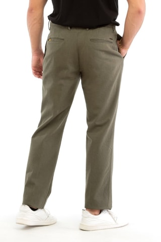 Pantalón chino regular fit - Incotex - Verde
