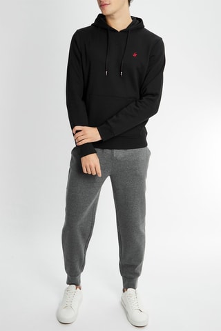 Sudadera con capucha - Beverly Hills - Negro y rojo