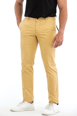 Pantalón slim fit - Incotex - Amarillo