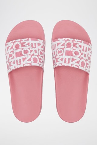 Chanclas Jeanne - Moncler - Blanco y rosa