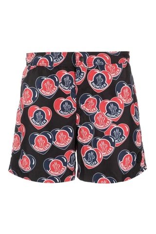 Bañador corto Heart - Moncler - Negro
