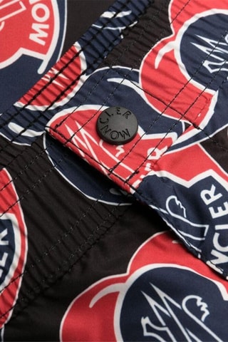 Bañador corto Heart - Moncler - Negro