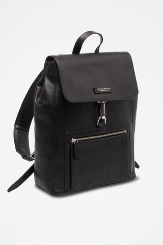 Mochila de piel Alberto - Negro