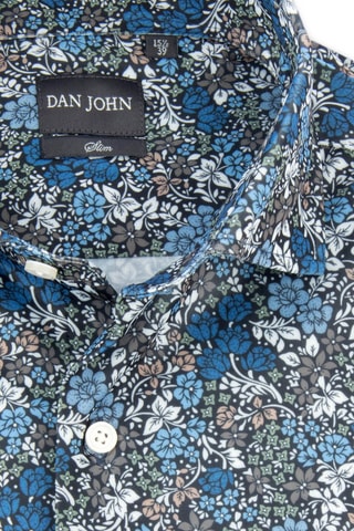 Camisa - Blanco, azul y marrón