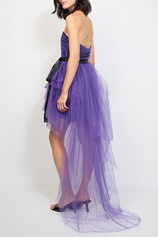Vestido bustier - Violeta