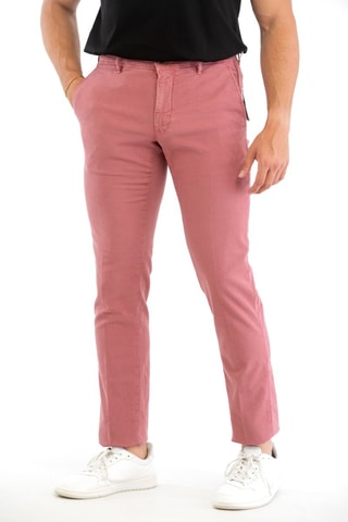 Pantalón slim fit - Incotex - Rosa