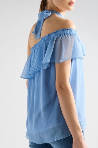 Blusa asimétrica - Pinko - Azul