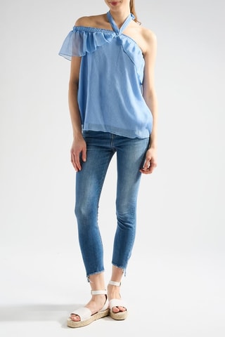 Blusa asimétrica - Pinko - Azul