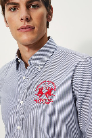 Camisa regular fit - La Martina - Azul
