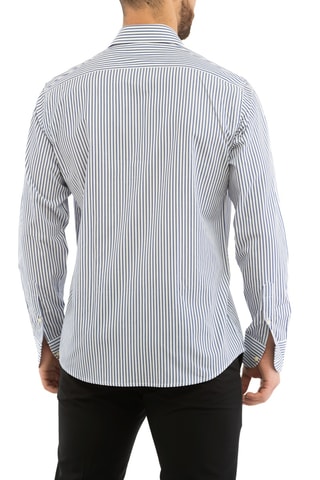 Camisa - Blanco y azul